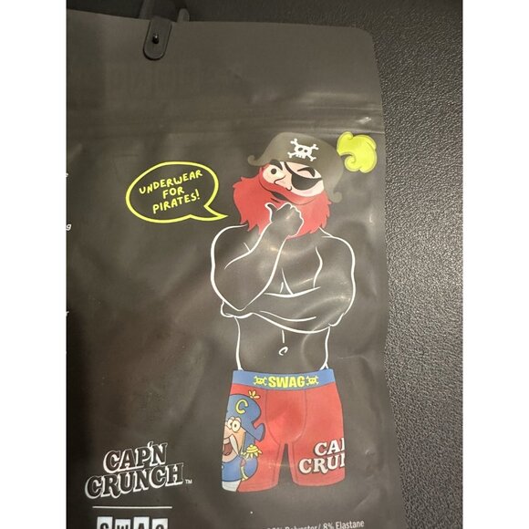 Cap'n Crunch Boxer Brief Mens SWAG Novelty Underwear size Small NWT - Picture 7 of 8